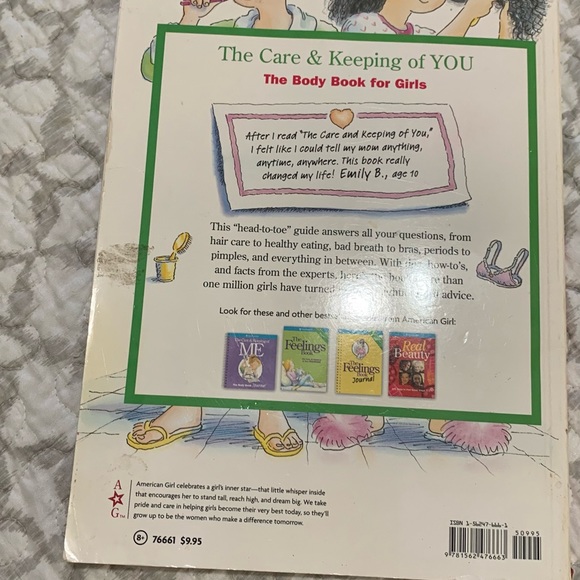 American Girl Doll Book The Body Book for Girls - Picture 2 of 2